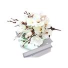 Decoração De Casamento De Outono, Buquê De Flores Artificiais De Magnólia E Gladiolus, Acessórios