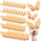 Decoração de festa com borboletas Geosar 40 peças 3D de borboleta grande