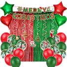 Decoração de Festa de Natal Janinus com Balões