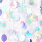 Decoração de festa em flocos de neve iridescentes Garland OURUOLA de 18,8 m Decoração de festa em flocos de neve iridescentes Garland OURUOLA de 18,8 m