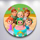 Decoração de festa infantil com capa painel desenhos em tamanhos mini ou grande super versátil