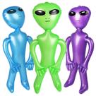 Decoração de festa inflável Alien KIMOBER, 3 peças, PVC Blow Up, 90 cm