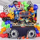 Decoração de festa Monster Truck Birthday 145 unidades Golray