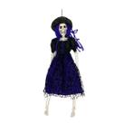 Decoração de Halloween Bruxa Esqueleto para Pendurar Decoração de Halloween Bruxa Esqueleto para Pendurar