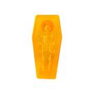 Decoração de Halloween - Caixão Com Led - Laranja - 18x8cm - 1 unidade - Rizzo