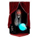 Decoração de Halloween Enfeite de Bruxa Cigana Com Led e Som