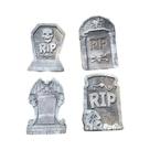 Decoração De Halloween: Esqueleto Com Lápide Para Jardim, Adereços De Espuma RIP Para Casa Decoração De Halloween: Esqueleto Com Lápide Para Jardim, Adereços De Espuma RIP Para Casa