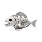 Decoração De Halloween: Esqueleto Simulado De Crânio De Peixe, Ornamentos De Terror Exquisitos,