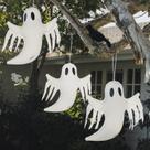 Decoração de Halloween FUNBOY Hanging Ghost, pacote com 3 ventosas