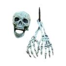 Decoração De Jardim Com Crânio De Halloween, Acessórios De Festa De Terror, Presente Decoração De Jardim Com Crânio De Halloween, Acessórios De Festa De Terror, Presente