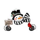 Decoração De Jardim De Inverno Com Boneco De Neve Vermelho, Placas Decorativas Para O Exterior, Decoração De Jardim De Inverno Com Boneco De Neve Vermelho, Placas Decorativas Para O Exterior,