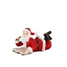 Decoração de jardim, escultura de Papai Noel, escrita em resina, Pap