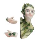 Decoração de jardim, escultura de parede de fada de videira, resina de 21 cm Decoração de jardim, escultura de parede de fada de videira, resina de 21 cm