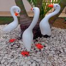 Decoração de Jardim Trio de Garça TAMANHO GRANDE ENVIO IMEDIATO Decoração de Jardim Trio de Garça TAMANHO GRANDE ENVIO IMEDIATO