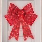 Decoração de Laço de Natal Pré-iluminado Best Choice - 36cm com 90 LEDs Decoração de Laço de Natal Pré-iluminado Best Choice - 36cm com 90 LEDs
