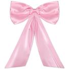 Decoração de laço de parede Phoaxul Satin Big Pink Bow 91x61cm