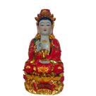 Decoração de meditação em porcelana de estátua de Buda 21x11,5x30cm