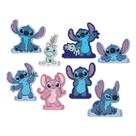 Decoração de Mesa Festa Stitch Disney 8 Unidades Festcolor Produto Licenciado