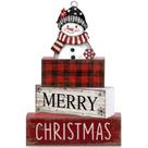 Decoração de mesa Lineshading Wooden Snowman Christmas 4 unidades Decoração de mesa Lineshading Wooden Snowman Christmas 4 unidades