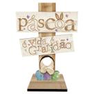 Decoração De Mesa Pascoa É Vida É Gratidão Placa Decorativa