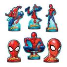Decoração de Mesa Spiderman Animação c/6 Regina