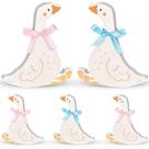 Decoração de mesa Weysat Silly Goose 15x14x1,2 cm com fita
