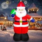 Decoração de Natal ao ar livre inflável de 152 cm de LED Santa Danxilu