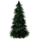 Decoração de Natal Mini Arvore pra Vila Natalina Pinheiro Verde 27cm Mesa Estante e Casa