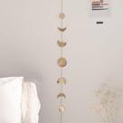 Decoração de parede BASE ROOTS Moon Phase Gold para quarto e sala de estar