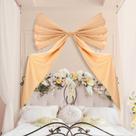 Decoração de parede Big Bow Wavwavw Champagne Poliéster 100cm x 183cm Decoração de parede Big Bow Wavwavw Champagne Poliéster 100cm x 183cm