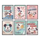 Decoração de parede: BigWig Prints, Mickey Mouse Art Disney, conjunto de 6
