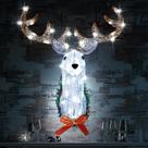 Decoração de parede de Natal Hourleey Reindeer Head 32in