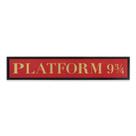 Decoração de parede em madeira Harry Potter Platform 9 3/4 Open Road Brands