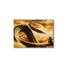 Decoração de parede em tela Dragon Ball Z Goku e Shenron Anime Art