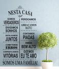 Decoração de Parede Frase Nesta Casa para Cozinha e Sala