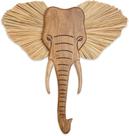 Decoração de Parede Infantil - Elefante Safari de Madeira (21x21cm) Decoração de Parede Infantil - Elefante Safari de Madeira (21x21cm)