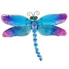 Decoração de parede John's Studio Metal Dragonfly Blue 42x31cm Decoração de parede John's Studio Metal Dragonfly Blue 42x31cm