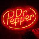 Decoração de parede LED vermelha Neon Sign AhLove 41x26 cm