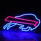 Decoração de parede Neon Sign Buffalo para Man Cave Beer Bar