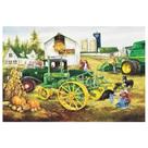 Decoração de parede Pintura em ferro John Deere Farm Tractor 20x30 cm Decoração de parede Pintura em ferro John Deere Farm Tractor 20x30 cm