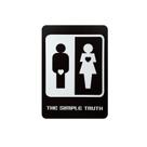 Decoração de parede Pintura em ferro Metal Tin Sign Creative Toilet