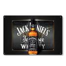 Decoração de parede Pintura em ferro Vintage Jack Daniel's Whisky