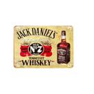 Decoração de parede retrô de uísque vintage Jack Daniel's Tin Sign 20x30cm Decoração de parede retrô de uísque vintage Jack Daniel's Tin Sign 20x30cm