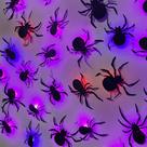 Decoração de parede Spider DR.DUDU, pacote com 36, iluminação LED 3D