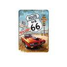 Decoração de parede Vintage Iron Route 66 para bar, garagem ou casa