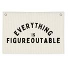 Decoração de parede Wheatwin Everything is Figureoutable 50x75cm