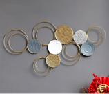 Decoração de parede WKSPOO Metal 3D Home Art Handmade Iron