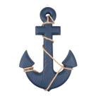 Decoração de parede Wooden Anchor Meching 19,5x33cm em estilo náutico