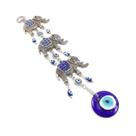 Decoração de pingente de parede Evil Eye Elephant Blue Turki