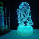Decoração de quarto infantil Night Light 3D Galloping Unicorn